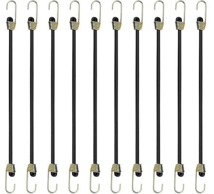 Lot de 10 Tendeurs élastiques à crochets