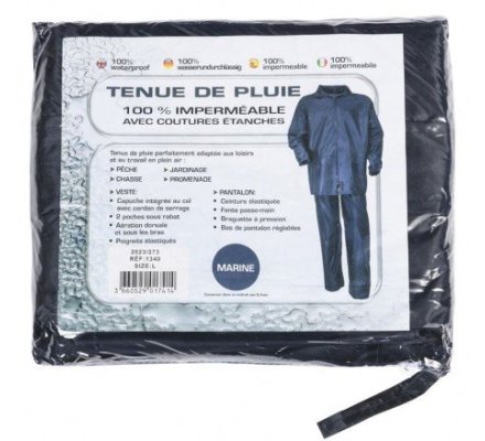 Tenue de pluie bleu PERCUSSION