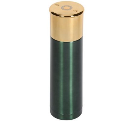 Bouteille isotherme Thermos rouge en forme de cartouche 