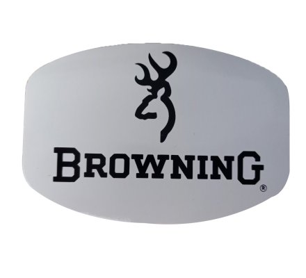 Autocollant Browning noir et blanc 