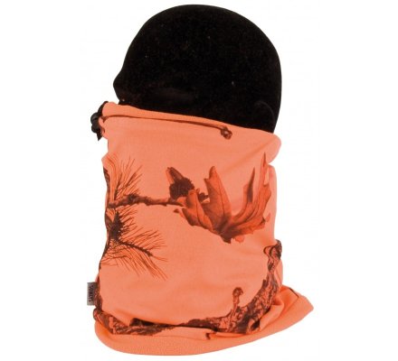 Tour de cou polaire camouflage orange SOMLYS