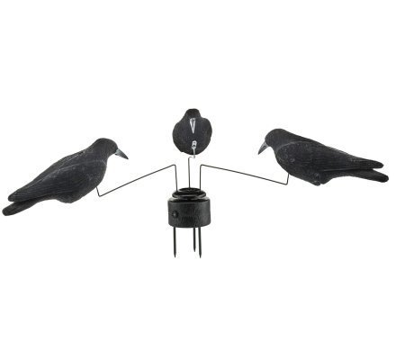 Pack ESSENTIEL 12 appelants corbeaux actifs, sac de transport, appeau FT3 et manège à corbeaux