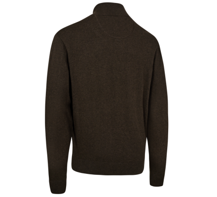 Pull demi zip Harrington marron DEERHUNTER