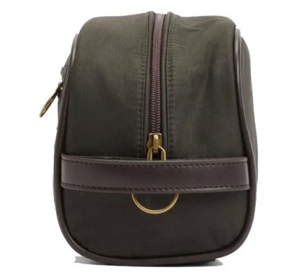 Trousse de toilette wax Olive BARBOUR
