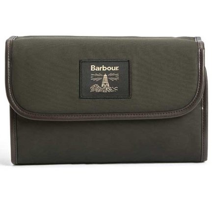 Trousse de toilette à suspendre olive BARBOUR