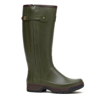 Bottes de chasse Veneur zippée Kaki Rouchette