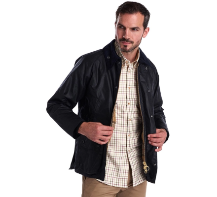 Veste huilée Bedale Wax navy homme BARBOUR