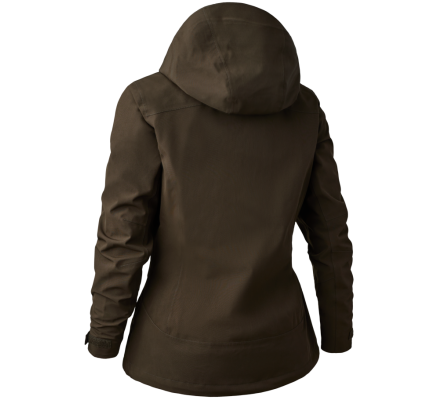 Veste Shell Sarek avec capuche Femme kaki DEERHUNTER