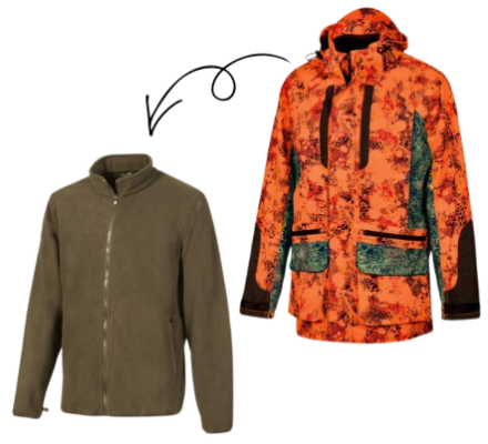 Veste de chasse chamois 2 en 1 viper blaze PRO HUNT