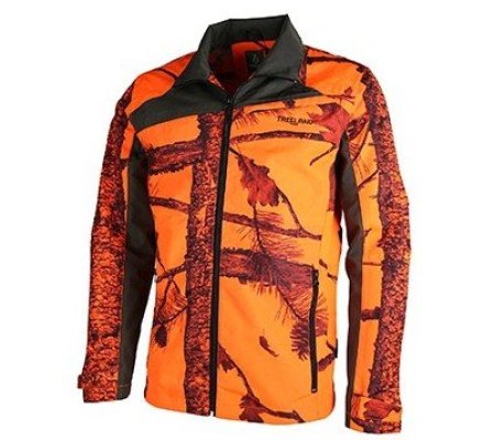 Veste de chasse enfant Maquisard camo orange Treeland