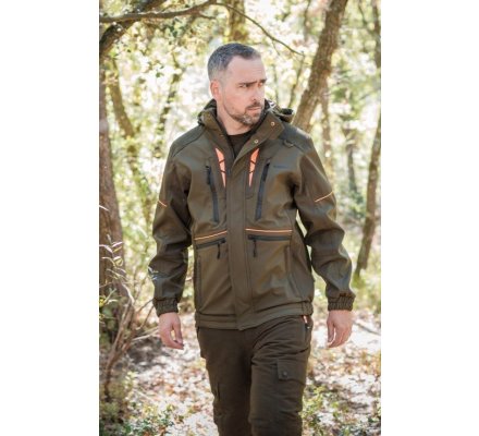 Veste de chasse softshell Newtek JKT V2 kaki SOMLYS