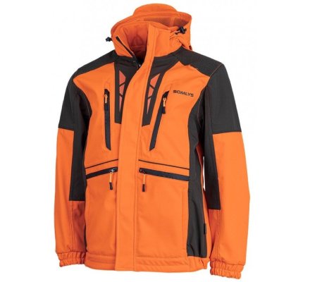 Veste de chasse softshell Newtek JKT V2 orange SOMLYS