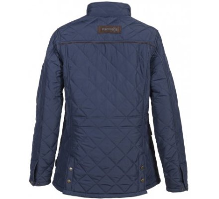 Veste matelassée femme Edinburgh bleue PERCUSSION