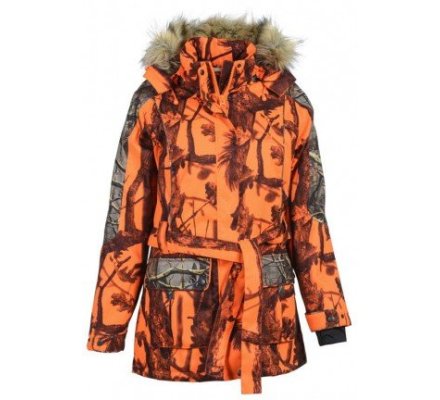 Veste de chasse femme Grand Nord camo orange PERCUSSION