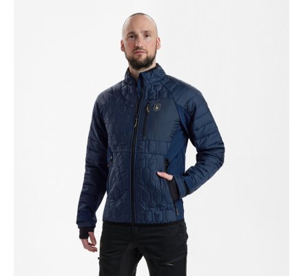 Veste matelassée Mossdale Quilted bleu DEERHUNTER