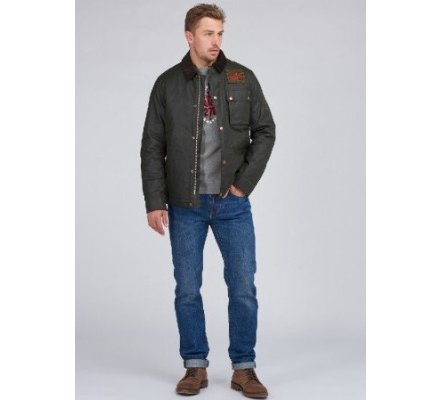 Veste huilée Steve McQueen Workers Wax homme BARBOUR