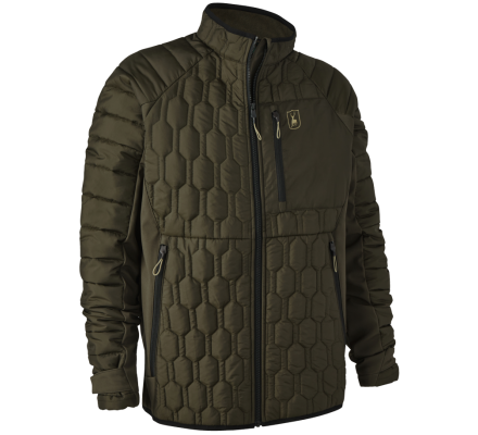 Veste matelassée Mossdale Quilted kaki DEERHUNTER