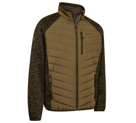 Veste matelassée et tricot Moor butternut DEERHUNTER