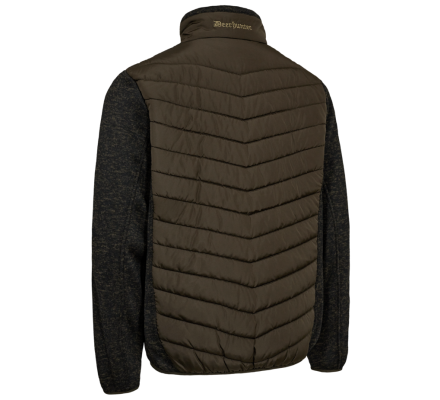 Veste matelassée et tricot Moor marron DEERHUNTER