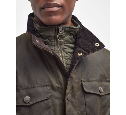 Veste huilée Ogston Wax olive BARBOUR
