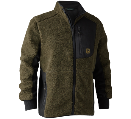 Veste Rogaland en fibres de velours Kaki DEERHUNTER