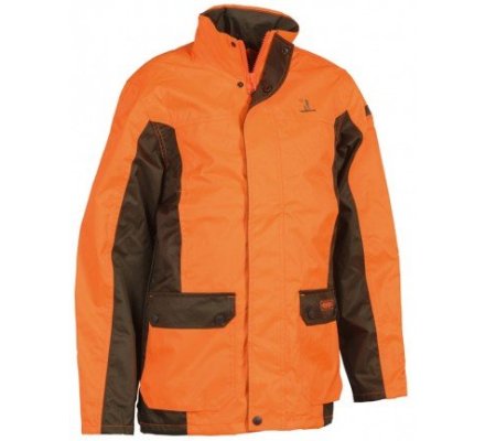 Veste de traque enfant orange fluo PERCUSSION