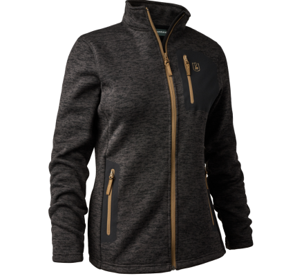 Veste Sarek tricoté gris femme DEERHUNTER