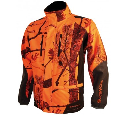 Veste camouflage orange Spirit Softshell SOMLYS