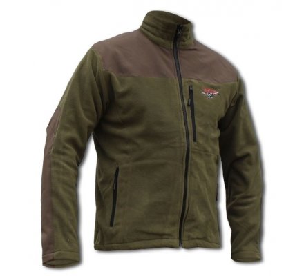 Veste Polaire: Cerf Fleece Jacket Outdoor Cadeaux pour Un Chassseur Verte Sport Veston pour la Chasse Vêtements de Travail Loisirs Montagne Unisex