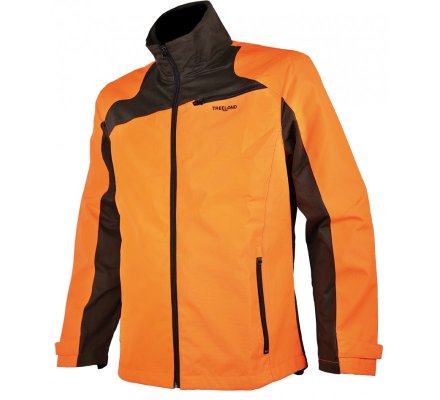 Veste de chasse imperméable Maquisard orange Treeland