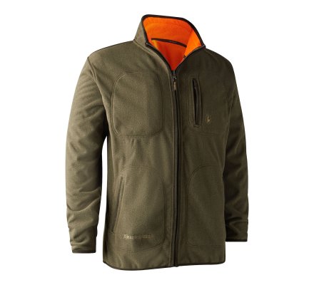 Veste de chasse polaire Gamekeeper réversible orange Deerhunter