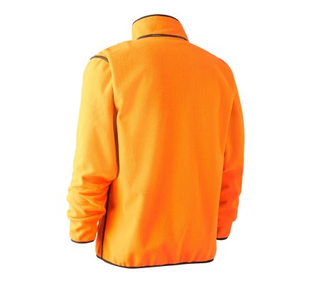 Veste de chasse polaire Gamekeeper réversible orange Deerhunter