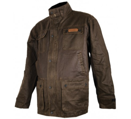 Veste de chasse Sologne cuir vieilli SOMLYS