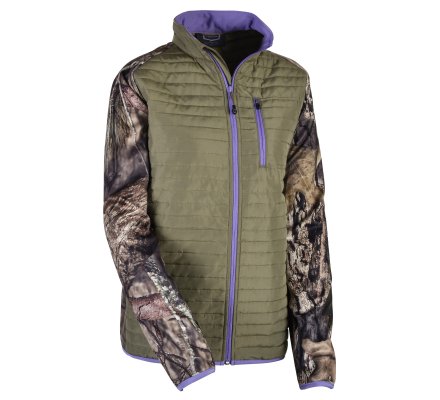 Veste molletonnée femme kaki / camo Mossy Oak Break Up Country