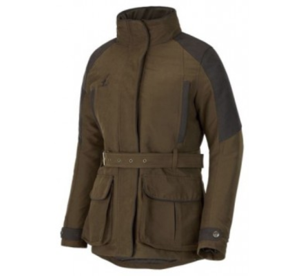 Veste de chasse femme Kaki ceinturée Peisey STAGUNT