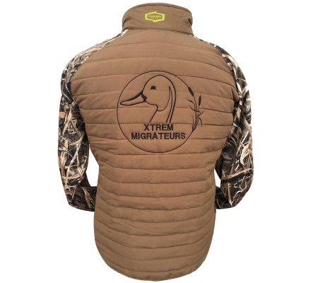 Veste molletonnée homme Mossy Oak Shadow Grass Blades Broderie XTREM MIGRATEURS
