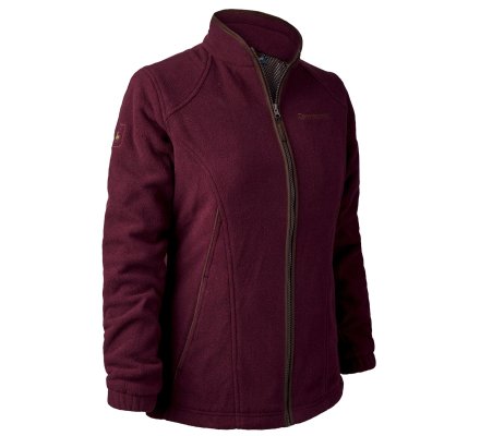 Veste polaire femme bordeaux Lady Josephine DEERHUNTER