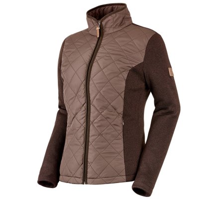 Veste polaire tricotée femme café Cuiros STAGUNT