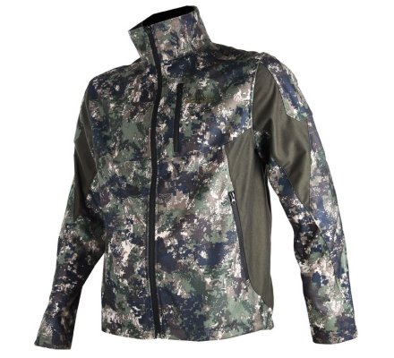 Veste softshell camo pixels vert Silentek SOMLYS