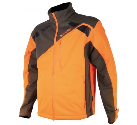 Veste softshell orange et kaki Newtek SOMLYS