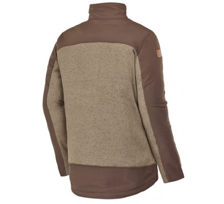 Veste tricot softshell marron Gadrat STAGUNT