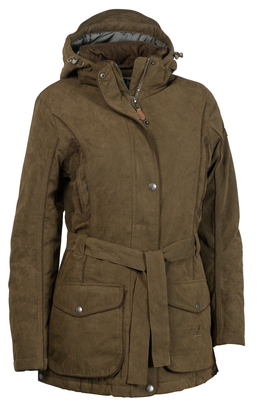 Veste De Chasse Femme Percussion - Imperméable, Respirante, Avec Carnier Détachable, Coloris Orange - 6