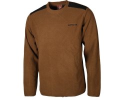 Pull col rond beige Classie SOMLYS