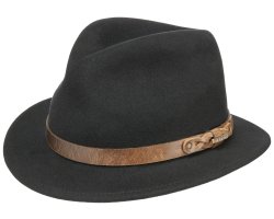 Chapeau Traveller VitaFelt Feutre de laine Noir STETSON