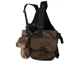 Gilet harnais multipoches marron TREELAND