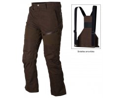 Pantalon Salopette Thermo-hunt marron SOMLYS