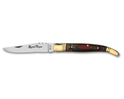 Couteau pliant Bois multicolore 10cm Laguiole Bougna 