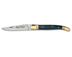 Couteau pliant Bois bleu 12 cm Laguiole Bougna