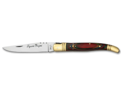 Couteau pliant Bois multicolore 12 cm Laguiole Bougna 