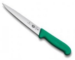 Couteau de cuisine à dénerver flexible 20 cm vert VICTORINOX 